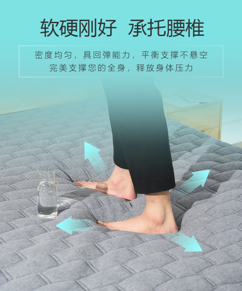 石墨烯释压床垫|南良集团|南良集团H&H|石墨烯|远红外线|释压床垫|床垫