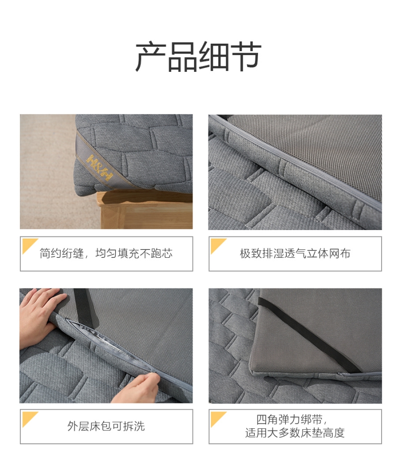 石墨烯释压床垫|南良集团|南良集团H&H|石墨烯|远红外线|释压床垫|床垫